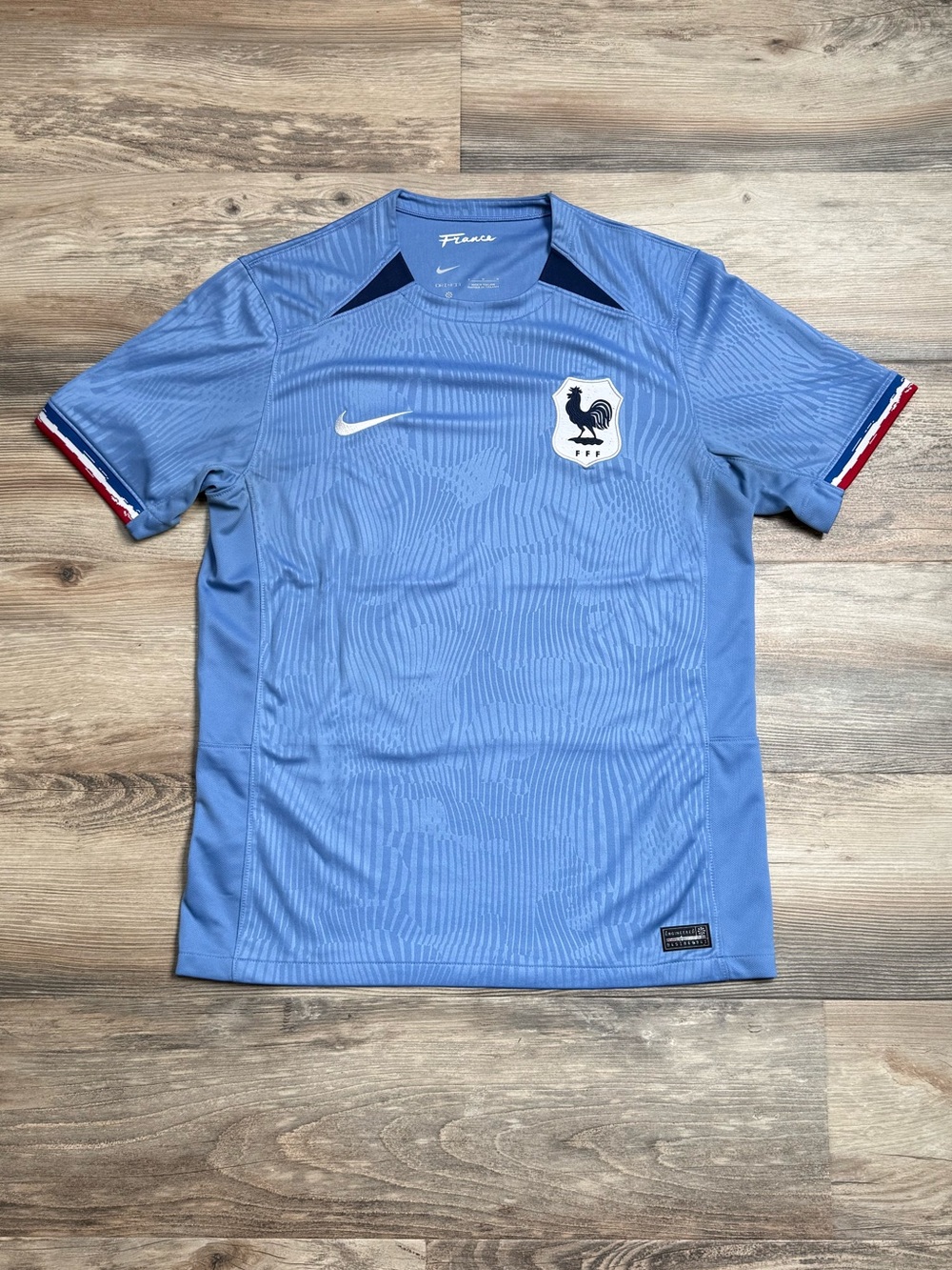 France FFF 2023 Home Stadium Jersey Nike Men’s Medium Soccer Football Shirt